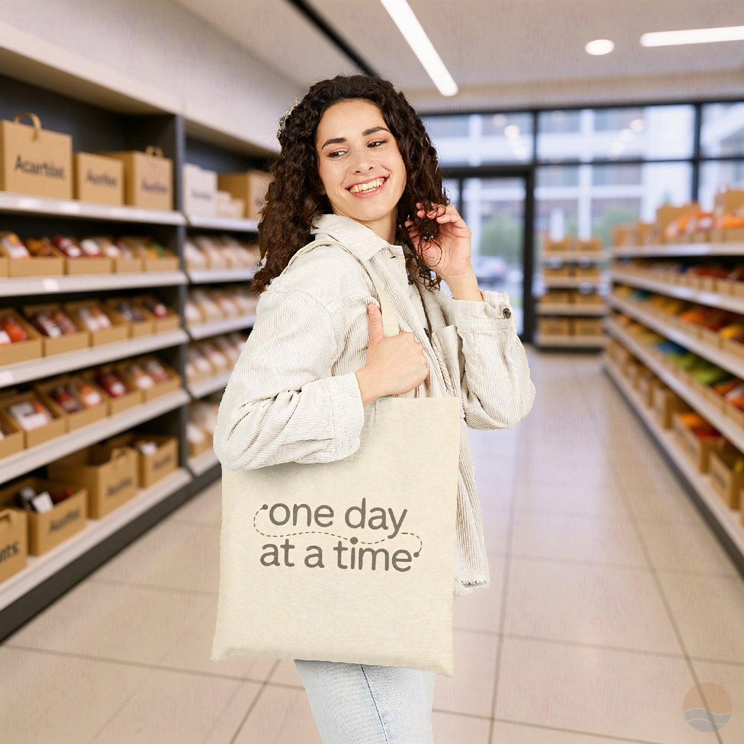 One Day At A Time Tote Bag