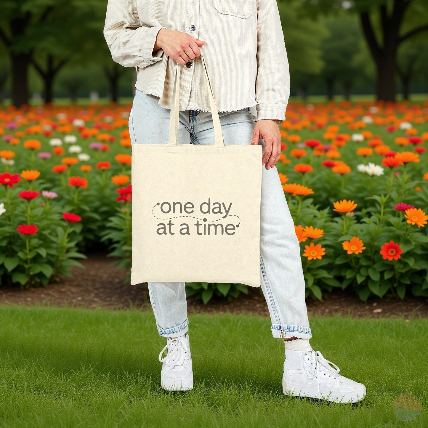 One Day At A Time Tote Bag
