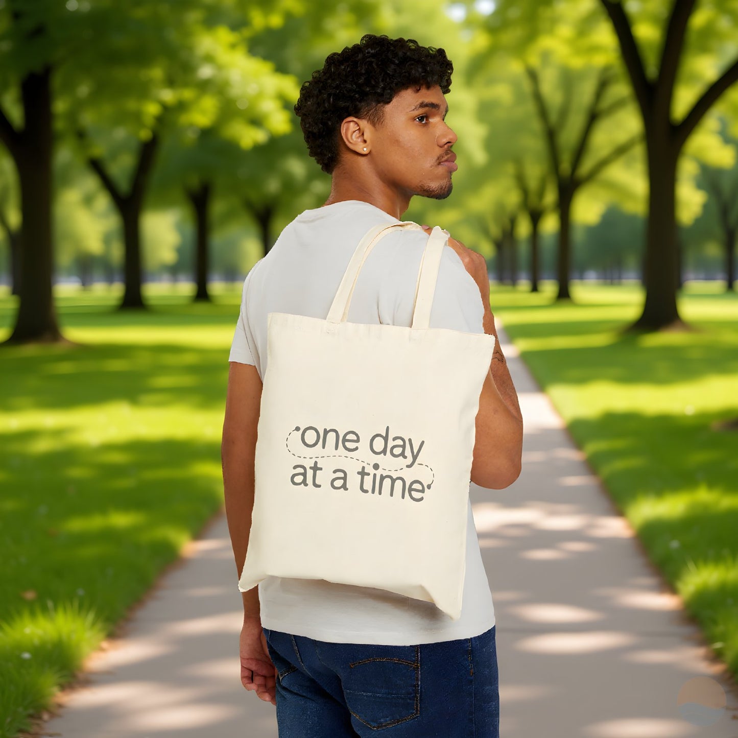 One Day At A Time Tote Bag